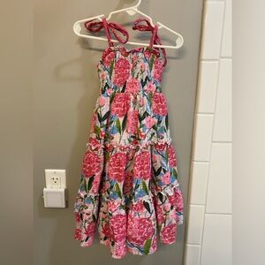 SweetHoney Pink Floral Tiered Sundress / Size 2T / VGUC
